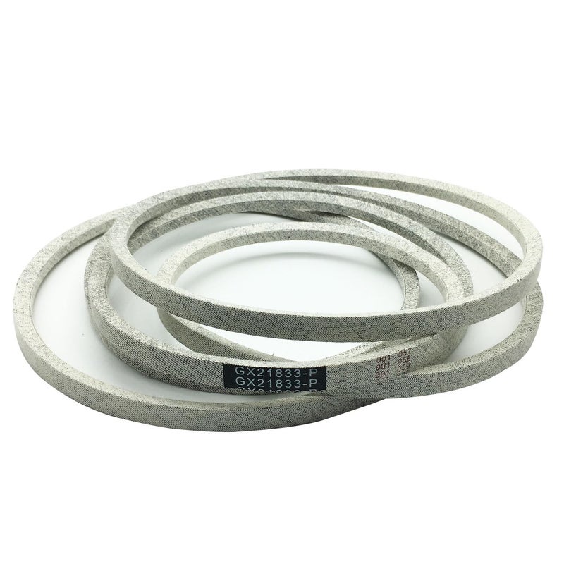 IKSI GX21833 GX20571 Lawn Mower Deck Belt 141 1/8" x 1/2" Replacement 48" for John Deere GX21833 GX20571 Fits D140 D150 D160 L120 L130 L145 L155 LA130 LA140 LA165 X140 X165 - Image 1